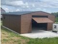 Blechgarage 6x6m Goldene Eiche Ger�thaus - Gartenh�user & Pavillons - Bild 3