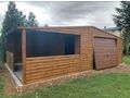 Blechgarage 5x6 Goldene Eiche Walnuss T�ren - Gartenh�user & Pavillons - Bild 2