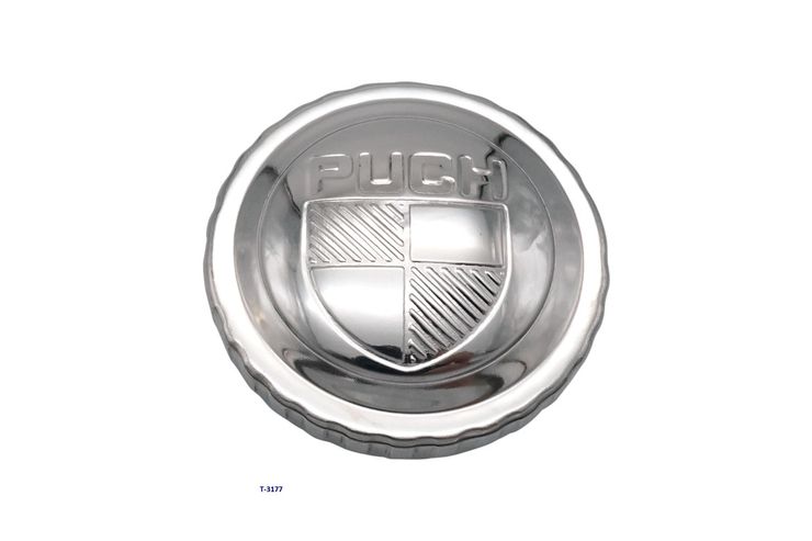 Tankdeckel Logo chrom Puch Maxi - Motorrad-Teile - Bild 1