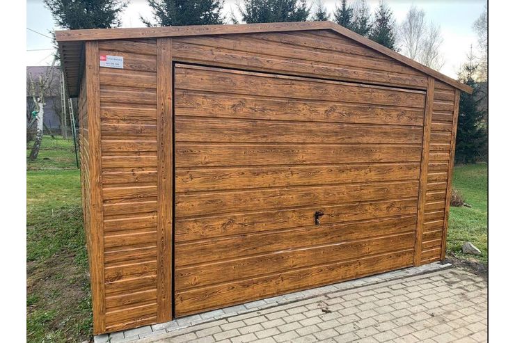 Gartenhaus 4x6 m Blechgarage Doppeltgarage - Gartenh�user & Pavillons - Bild 1