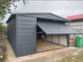 Gartenhaus 4x5 m Blechgarage verzinkt - Baustoffe & Hausbau - Bild 1