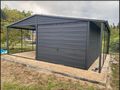 Blechgarage 3mx6m Schuppen 1m - Gartenh�user & Pavillons - Bild 2