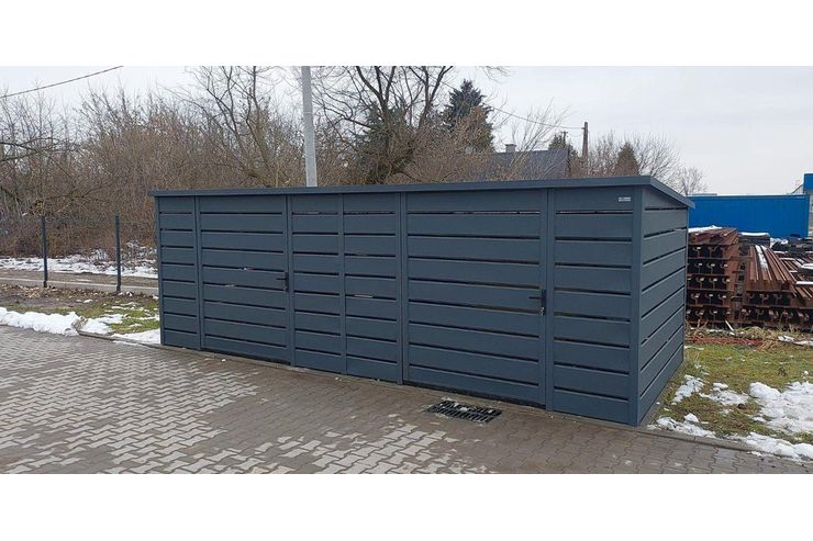 Blechgarage Ger�thaus M�lltonnenbeh�lter - Gartenh�user & Pavillons - Bild 1