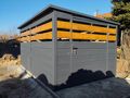 Abfallbeh�lter M�lltonnenbox Blech - Gartenh�user & Pavillons - Bild 2
