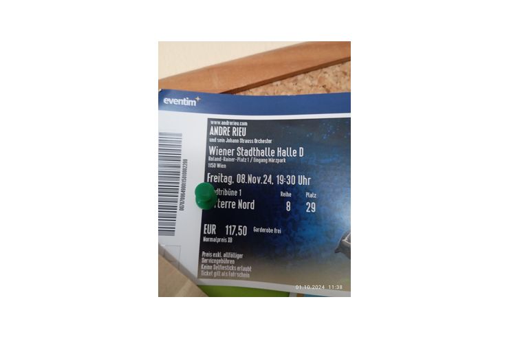 Ein Ticket Andr� Rieu - Konzerte - Bild 1