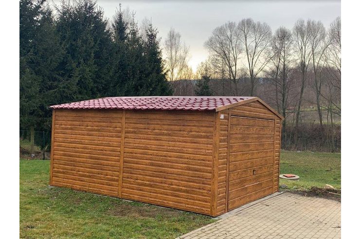Transport Blechgarage Ger�thaus Versteck - Gartenh�user & Pavillons - Bild 1