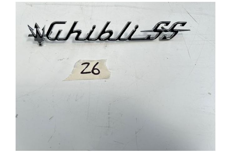Logo Maserati Ghibli SS - Karosserie - Bild 1