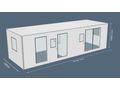 Hallenb�ro Meisterb�ro 9 1x3 1m - Gewerbebedarf - Bild 3