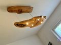 rustikale Deckenlampe massiver Eiche - Deckenleuchte, Wandleuchte - Bild 2