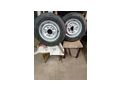 2 Stahlfelgen Winterreifen VW LT 1974 1996 - Winterreifen - Bild 1
