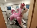 Puffy Paws aufblasbarer rosa Husky Neu - Antiquit�ten, Sammeln & Kunstwerke - Bild 2