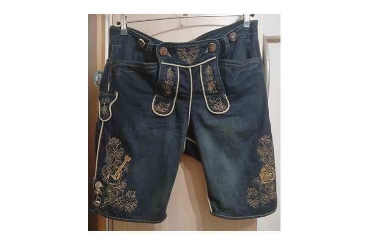 Trachten kurz Jeans - W36-W38 / 52-54 / L - Bild 1