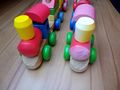 Holzz�ge 2 St�ck - Rennbahnen & Fahrzeuge - Bild 2