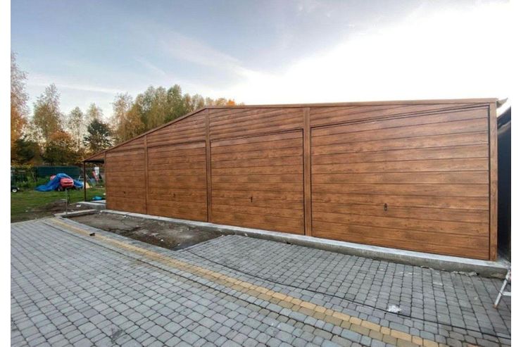 12x6m Blechgarage Graphit Ger�thaus Versteck - Gartenh�user & Pavillons - Bild 1