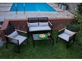 Gartenm�bel Set I Sitzbank 2 Sessel - Garnituren - Bild 1