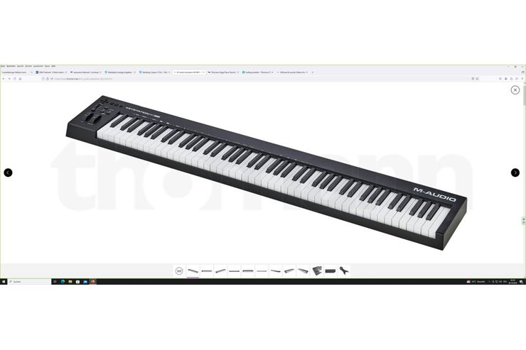 M Audio Keystation 88 MK3 - Keyboards & E-Pianos - Bild 1