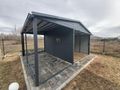 Garage 3x4 Unterstand 3x4 Graphit Ger�thaus - Gartenh�user & Pavillons - Bild 2