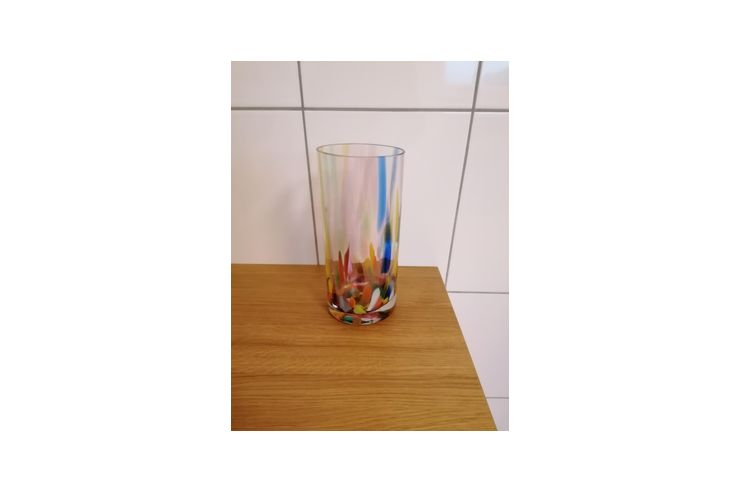 Vase bunten Glas - Vasen & Kunstpflanzen - Bild 1