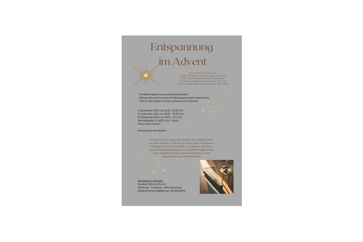 Entspannung Advent - Lebenshilfe - Bild 1
