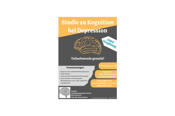 100 Studienteilnahme Depressionen - Jobs - Bild 1