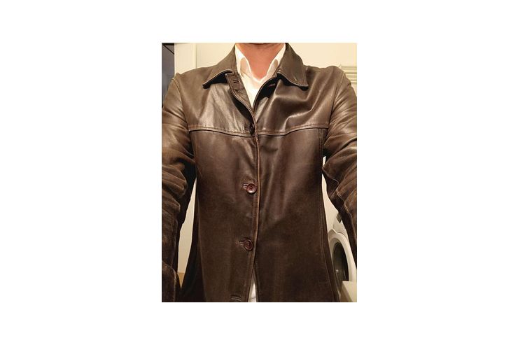 100 Lederjacke Zara - Gr��en 48-50 / M - Bild 1