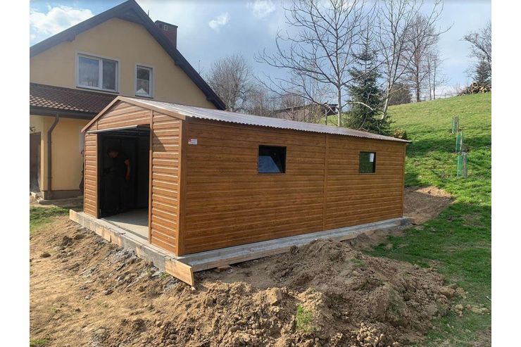 Gartenhaus 4x8 m Blechgarage Garage - Gartenh�user & Pavillons - Bild 1