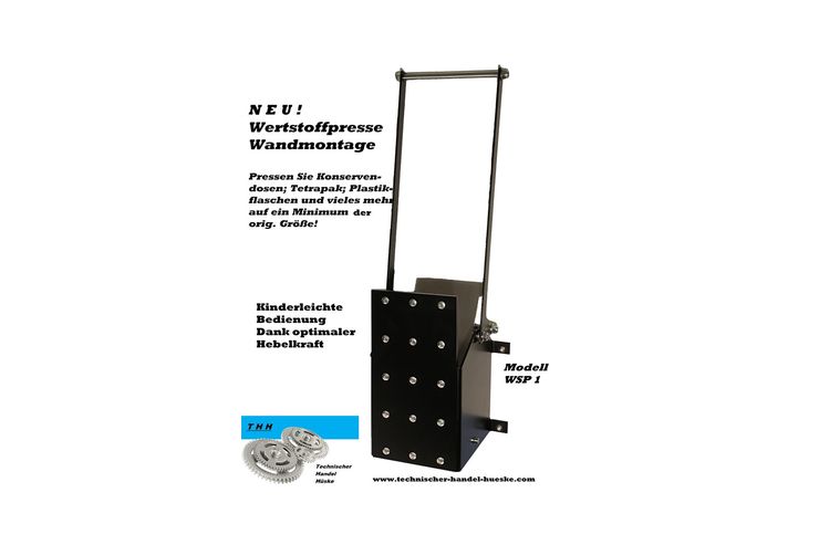 Wertstoffpresse Dosen PET Tetrapack - weitere K�chenkleinger�te - Bild 1