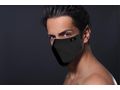 Premium 3er Mund Maske schwarz blau - Hygiene & Desinfektion - Bild 4