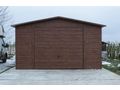 Blechgarage 5x7 Goldene Eiche Versteck Montage - Gartenh�user & Pavillons - Bild 1