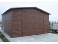 Blechgarage 5x7 Goldene Eiche Versteck Montage - Gartenh�user & Pavillons - Bild 3