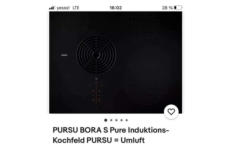 Neuwertig BORA Induktionsherd Umluft - Herde & �fen - Bild 1