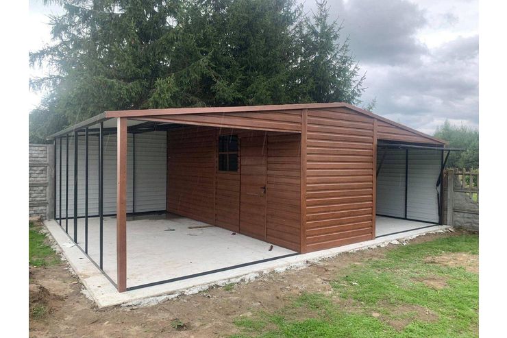 Blechgarage 5m Garage 3m �berdachung - Gartenh�user & Pavillons - Bild 1