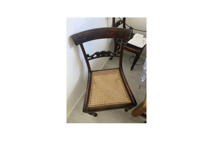 6 St�hle Korbgeflecht - St�hle & Sitzb�nke - Bild 1