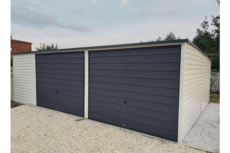 Blechgarage 8mx6m Ger�thaus Metallgarage - Gartenh�user & Pavillons - Bild 1