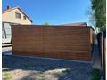 10mx6m Blechgarage Goldene Eiche T�ren Nussbaum - Gartenh�user & Pavillons - Bild 3