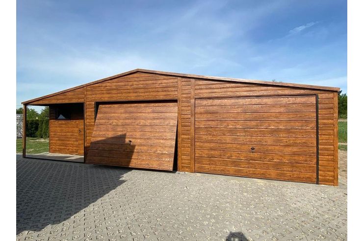 10mx6m Blechgarage Ger�thaus Pultdach - Gartenh�user & Pavillons - Bild 1