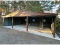 Blechgarage 9mx7m Farbe Walnuss Transport - Gartenh�user & Pavillons - Bild 2