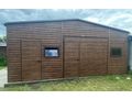 Blechgarage 8mx6m Metallgarage Farbe Walnuss - Gartenh�user & Pavillons - Bild 2