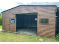 Blechgarage 8mx6m Metallgarage Farbe Walnuss - Gartenh�user & Pavillons - Bild 4