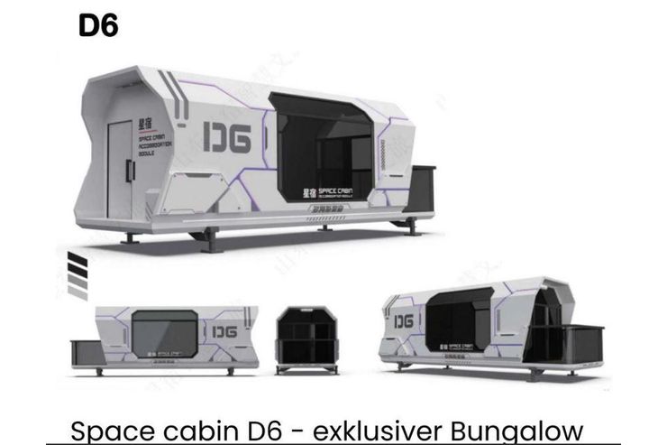 D6 Space Cabin Modulhaus Minihaus Wohnontainer - Gartenh�user & Pavillons - Bild 1