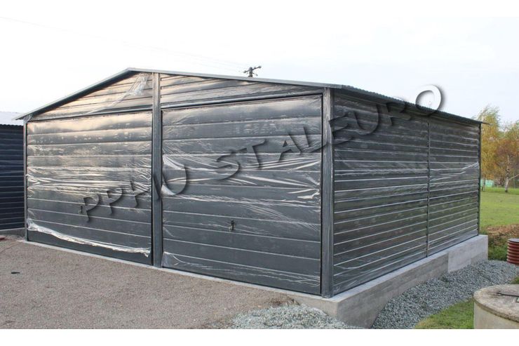 Blechgarage 6x7 Ger�thaus Farbe Anthrazit - Gartenh�user & Pavillons - Bild 1