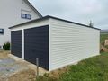 Blechgarage 6x6 Ger�thaus Farbe Graphit Wei� - Gartenh�user & Pavillons - Bild 2