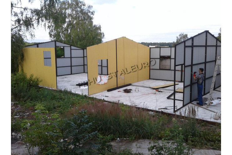 Garage 20x7 m Blechgarage Sektionaltore - Gartenh�user & Pavillons - Bild 1