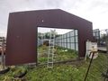 Garage 30x7 m Blechgarage Fl�geltor Braun - Gartenh�user & Pavillons - Bild 1