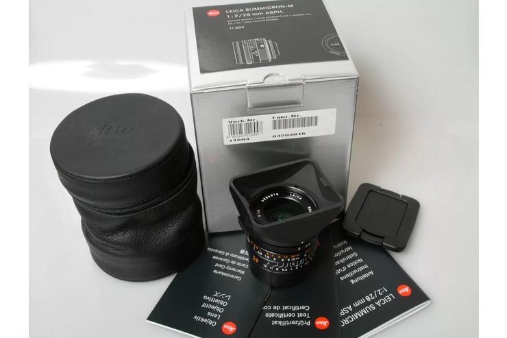 Leica SUMMICRON M 28mm 1 2 ASPH 11604 - Objektive, Filter & Zubeh�r - Bild 1