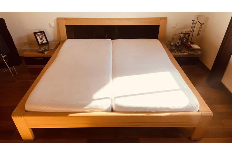 Doppelbett 180x200 Lattenrost Matratze - Betten - Bild 1