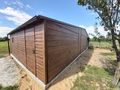 Garage 12x6 m Nussbaum Dachblech - Gartenh�user & Pavillons - Bild 2