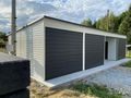 Garage 12x6 m Wei� Tor Graphit - Gartenh�user & Pavillons - Bild 5