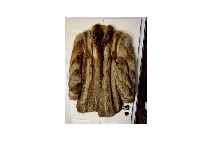 Rotfuchs Pelz Mantel - Gr��en 44-46 / L - Bild 1