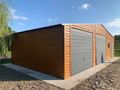 Garage 12x7 m Goldene Eiche Tor Grafit - Gartenh�user & Pavillons - Bild 2